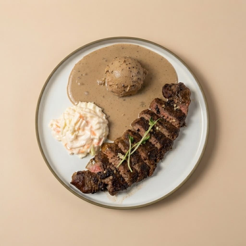 NZ Striploin Steak served at The Roadside Eatery