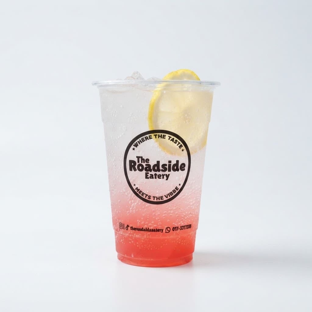 Pink Grape Soda served at The Roadside Eatery