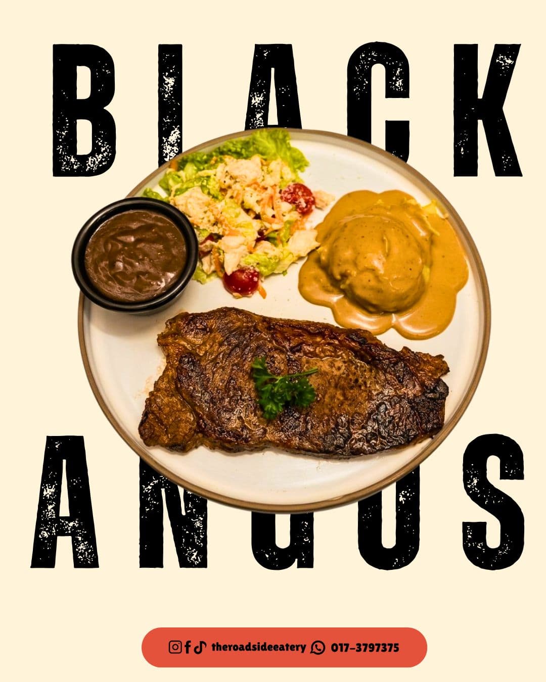 Black Angus campaign poster