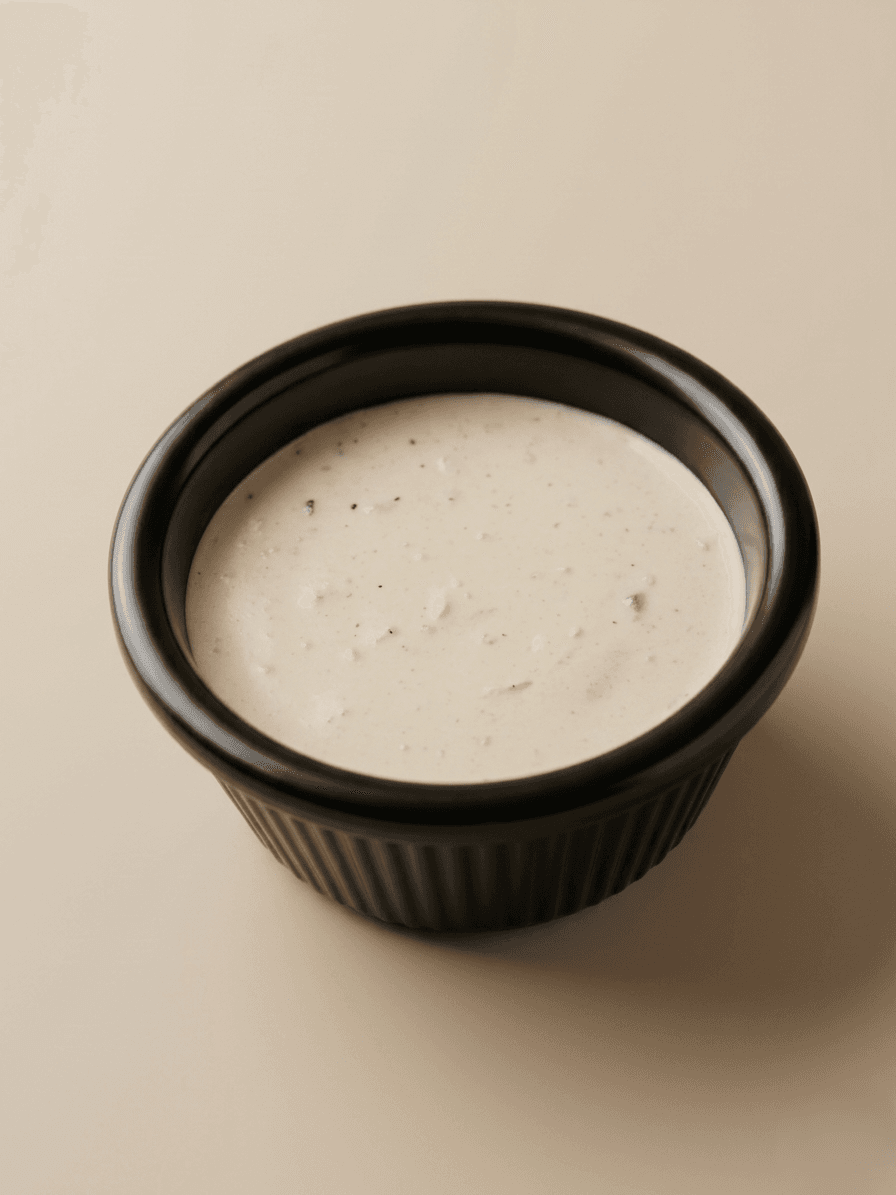 Creamy Garlic Sauce served at The Roadside Eatery