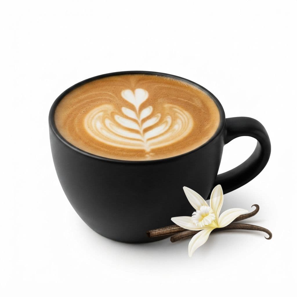 Hot Vanilla Latte served at The Roadside Eatery