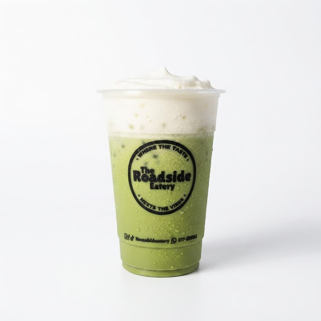 Iced Milk Green Tea served at The Roadside Eatery
