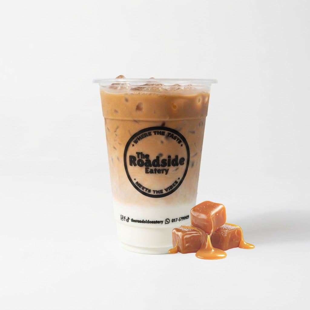Iced Salted Caramel Latte served at The Roadside Eatery