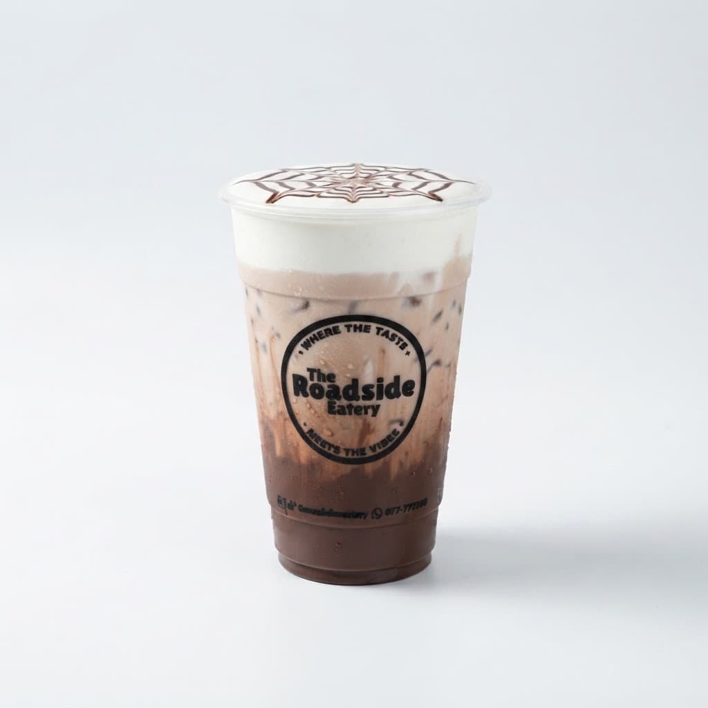 Iced Signature Chocolate served at The Roadside Eatery